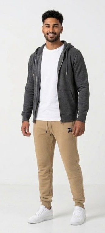 JOGGER CAQUI FRANELA UNISEX